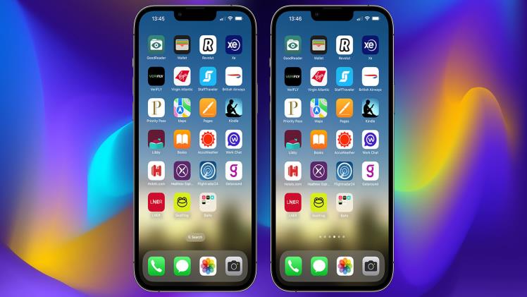 iphone home screen
